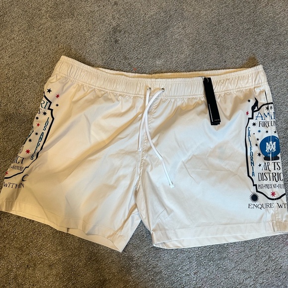 100% Authentic Amiri Fortune Swim Trunks - Picture 8 of 9